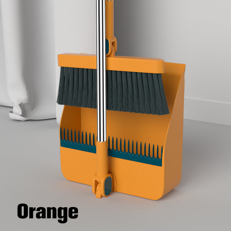 🥳2026 HOT SALE🥳💞50% OFF!✨ 💝Stand-Up Dustpan Set with 180° Rotating Broom