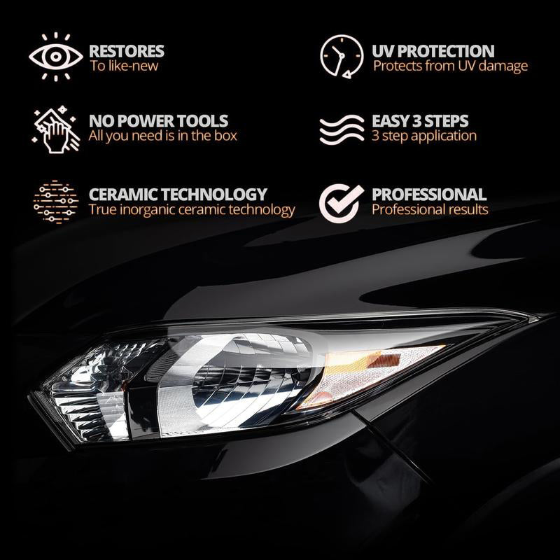 💡 Last Day Special Price $9.78 ! 🔥Buy 2 Get 1 Free🔥 Car Headlight Cleaning & Restoration Agent – Scratch Remover, UV Protection & Anti-Yellowing 🚗