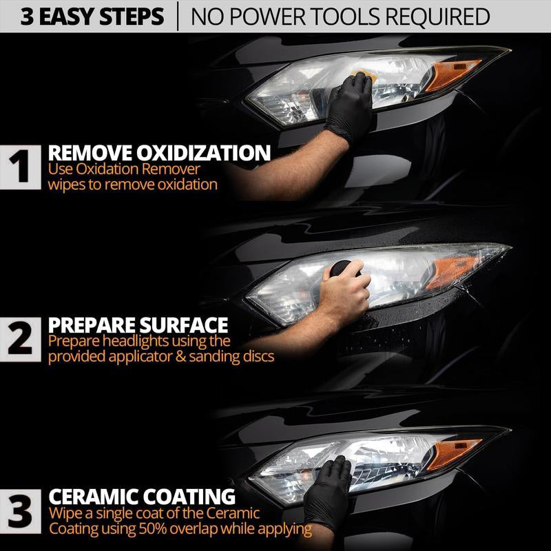 💡 Last Day Special Price $9.78 ! 🔥Buy 2 Get 1 Free🔥 Car Headlight Cleaning & Restoration Agent – Scratch Remover, UV Protection & Anti-Yellowing 🚗