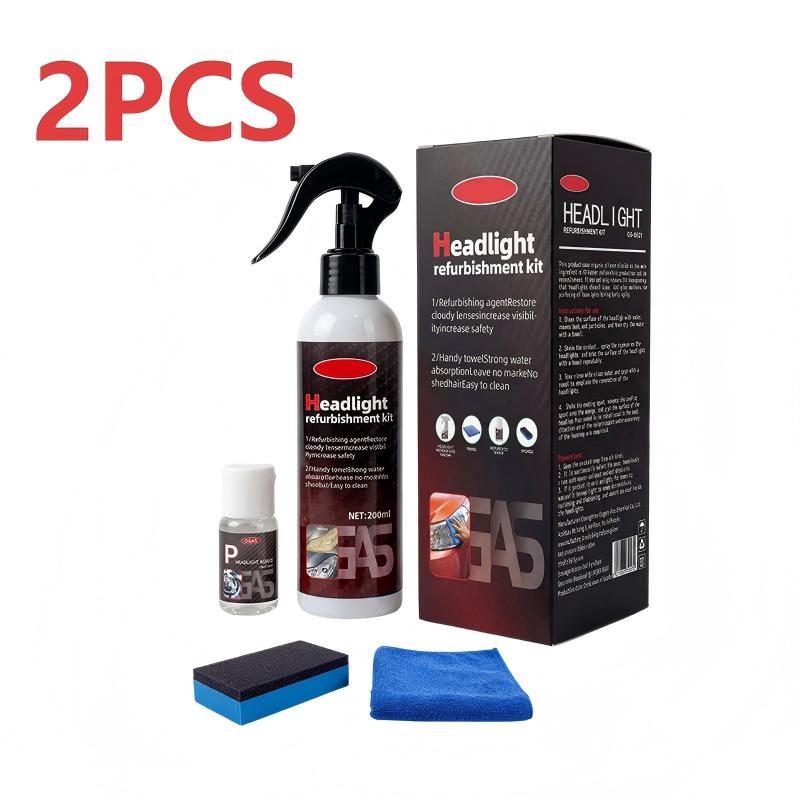 💡 Last Day Special Price $9.78 ! 🔥Buy 2 Get 1 Free🔥 Car Headlight Cleaning & Restoration Agent – Scratch Remover, UV Protection & Anti-Yellowing 🚗