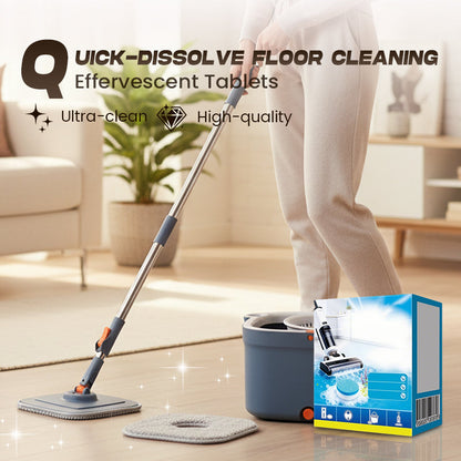 Quick-Dissolve Floor Cleaning Effervescent Tablets