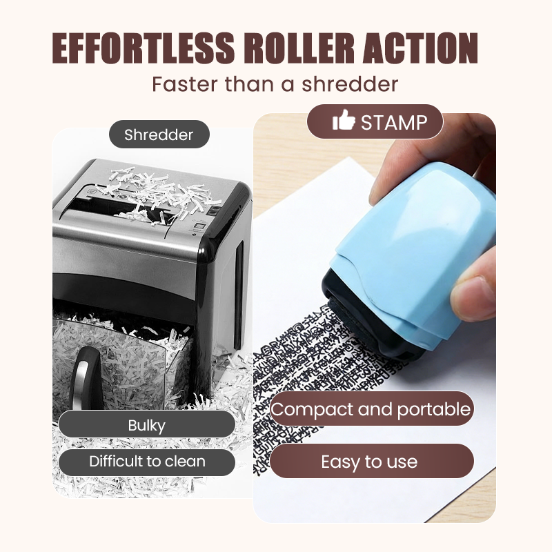 ⏳Limited-time 50% off⏰Protect your privacy easily and effectively! Privacy Protection Roller Stamp👣
