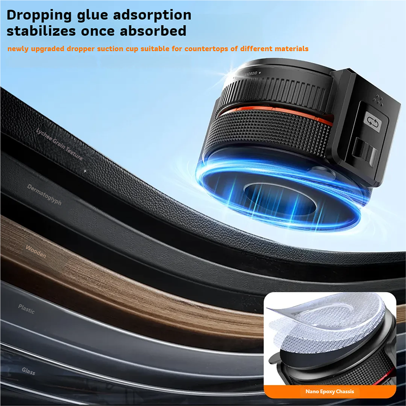 Vacuum Suction Magnetic Car Phone Holder