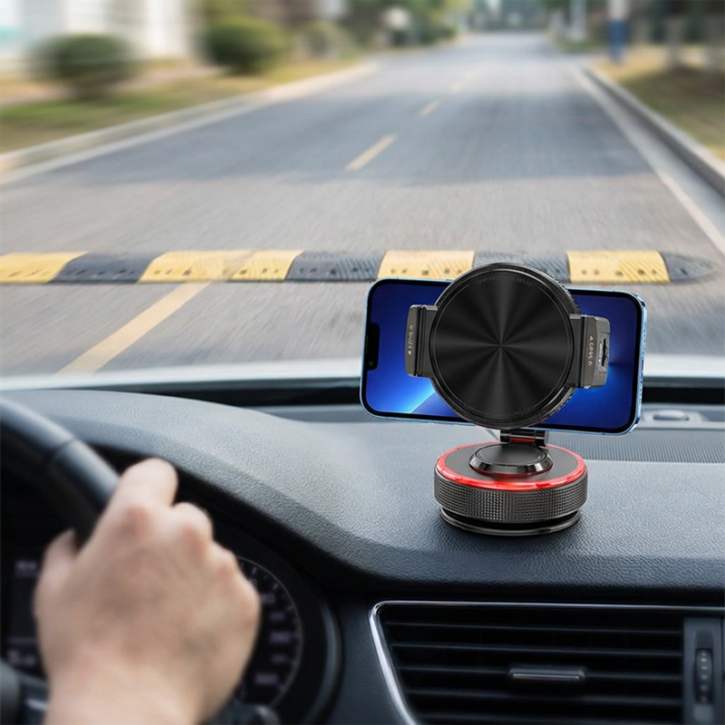 Vacuum Suction Magnetic Car Phone Holder
