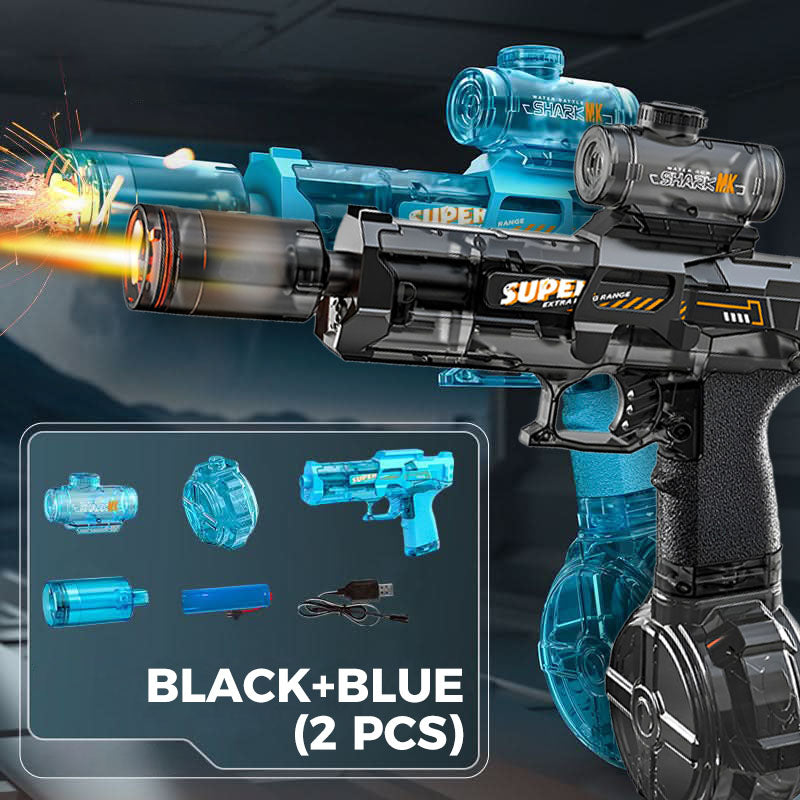 🔫 HOT SALE! ⚡ Rechargeable Electric Water Gun – Automatic Water Injection, Long Shooting Range, Large Capacity, Perfect for Summer Outdoor Fun & Kids Toys 💦