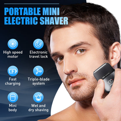 ⚡️🚗Portable Mini Electric Shaver – Ultra-Compact & Cordless for On-the-Go Grooming ✈️🧔 50% OFF – Perfect for Car, Travel, or Quick Touch-Ups Anywhere.