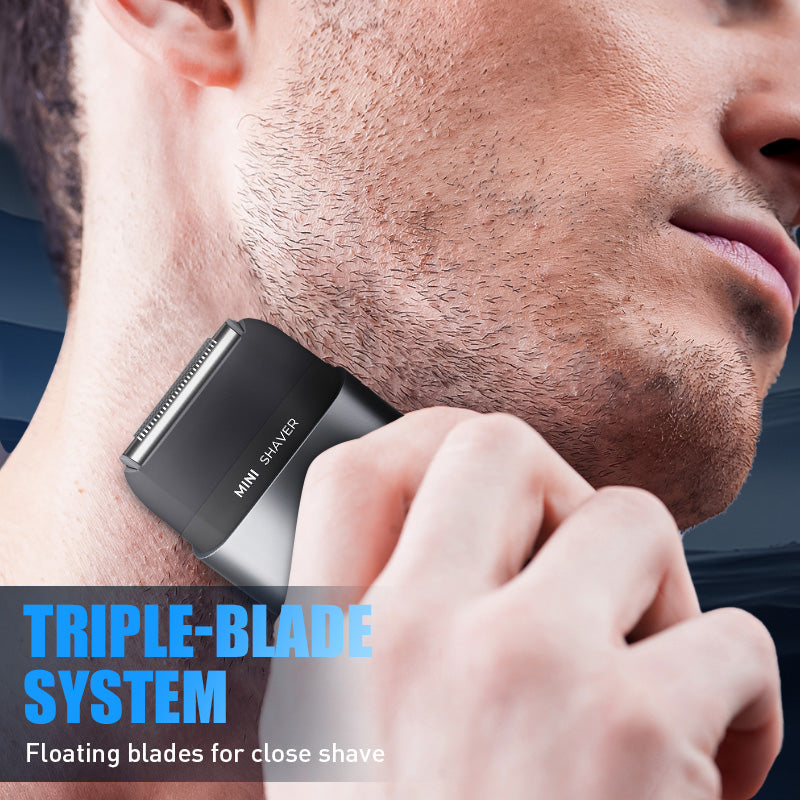 ⚡️🚗Portable Mini Electric Shaver – Ultra-Compact & Cordless for On-the-Go Grooming ✈️🧔 50% OFF – Perfect for Car, Travel, or Quick Touch-Ups Anywhere.