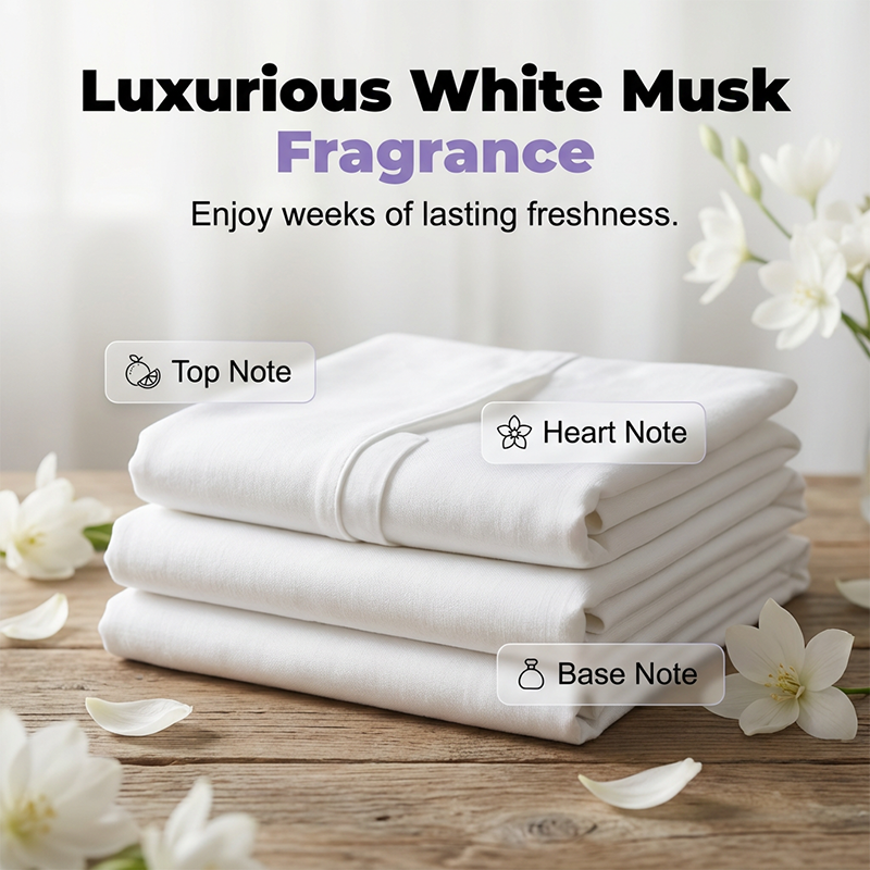 ✨2026 Hot Sale 50% OFF🔥5-in-1 White Musk Laundry Detergent Pods（80PCS）
