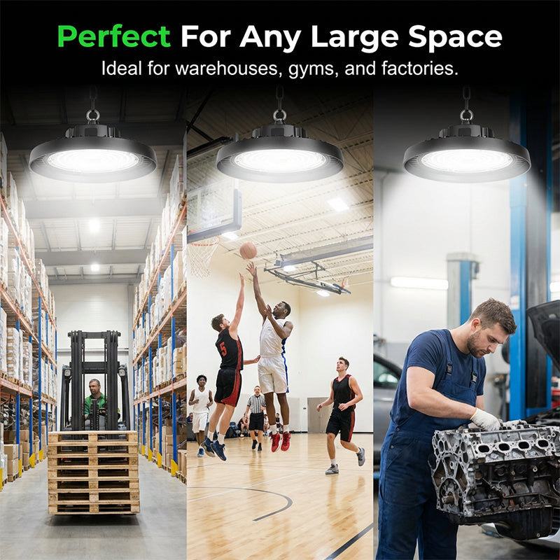 💡 59% OFF NOW! UFO LED High Bay Light – 100W, 160lm/W, 220V, for Industrial, Warehouse & Large Spaces 🏭✨