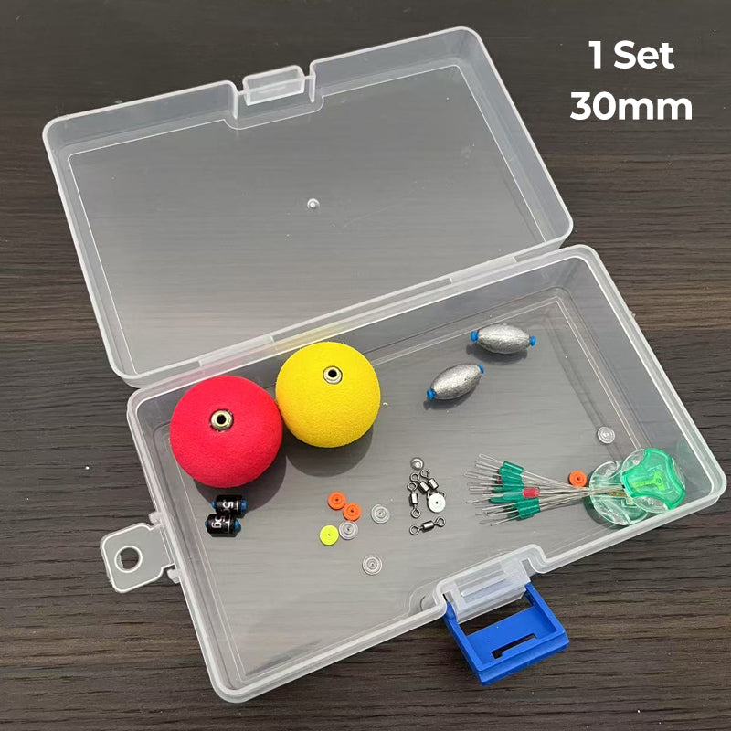 🎣✨Complete Fishing Float & Sinker Rig Kit – high-buoyancy foam floats, precision weighted core, vivid strike indicators. Portable tackle box! 🛡️💪