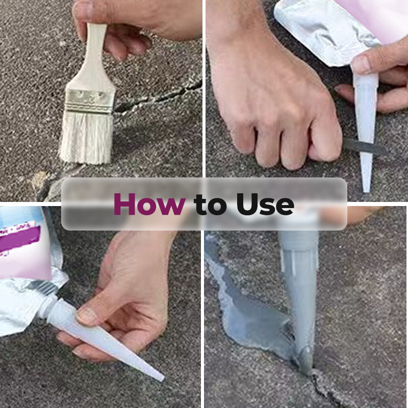 Waterproof Fast-Drying Self-Leveling Crack Filler