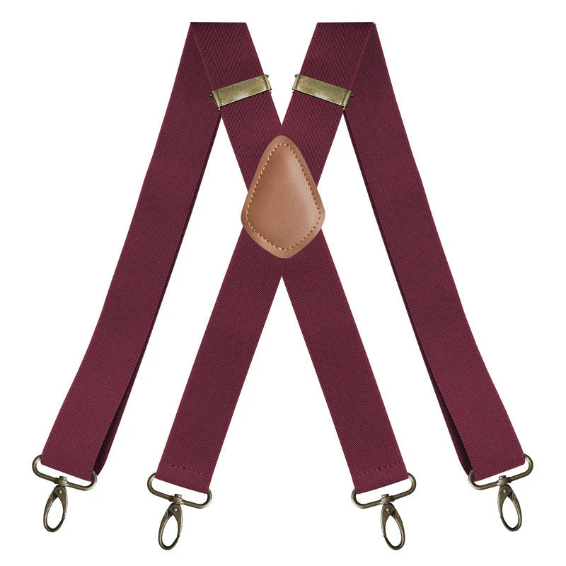 📢📢50% OFF !! ⏰Men's X-Back Suspenders with Hook Clips