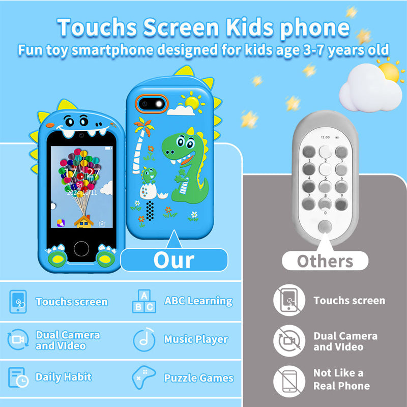 📱 Educational Learning Toy Phone – Smart Fun for Little Learners! 🎓✨ Camera, games, music, and more – the ultimate play-and-learn companion. 🧩🎵
