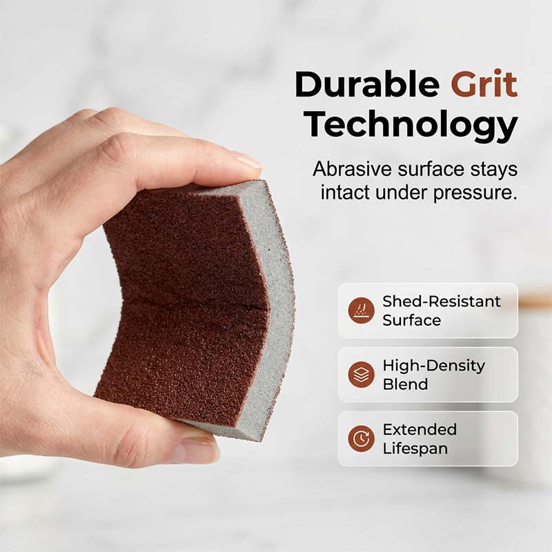 🧽 Emery Sponge Scrubber – Heavy-Duty Cleaning Made Effortless! 💪✨ Tough on grease and rust, gentle on your hands – the last scrubber you’ll ever need. 🔥🛠️