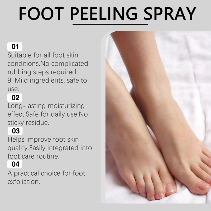 ✨ Tea Tree Foot Peeling Spray – Silky Smooth Feet in Minutes! ✨