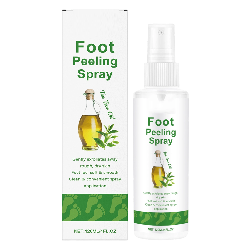 ✨ Tea Tree Foot Peeling Spray – Silky Smooth Feet in Minutes! ✨