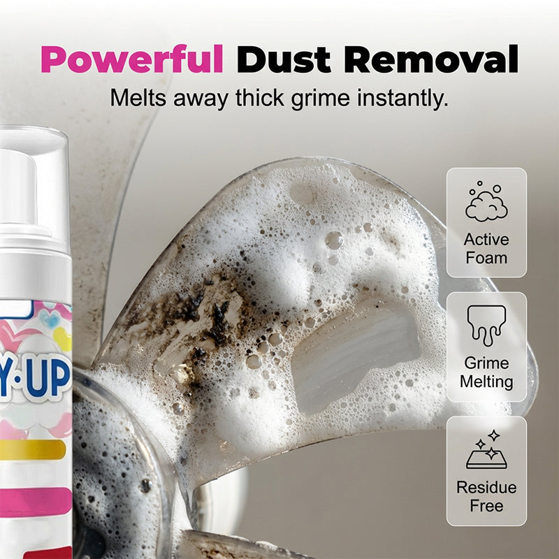 🌀 Fan cleaner spray – no dismantling. Foam melts dust. Works on all fans! 🧼✨