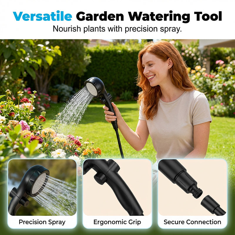 Smart Portable Shower Pump for Travel & Home