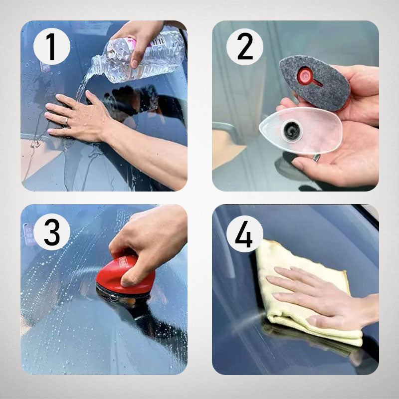 ✨ Car Glass Coating & Oil Film Remover – Erase Haze, Restore Clarity! 🚗💧 See the road like never before – streak‑free, oil‑free, worry‑free. 🔍💥