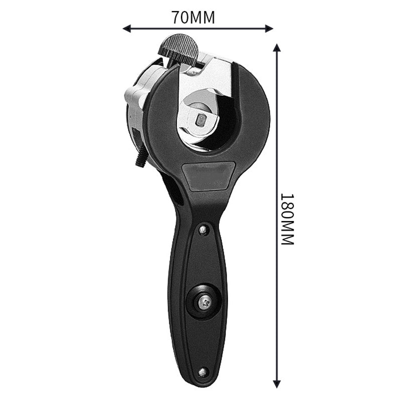 🔧 One-Hand Ratchet-Type Pipe Cutter – Cut with One Hand, Conquer Any Pipe! ✂️💪 Smooth, burr‑free, effortless – even in the tightest spaces. 🔩🛠️