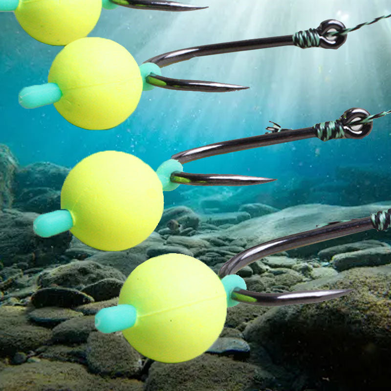 🎣 High Buoyancy Floating Ball Fishing Hook – Floats Naturally, Bites Instantly! 🐟💧 Keeps bait at the perfect depth – more strikes, less waiting. 🔴⚡