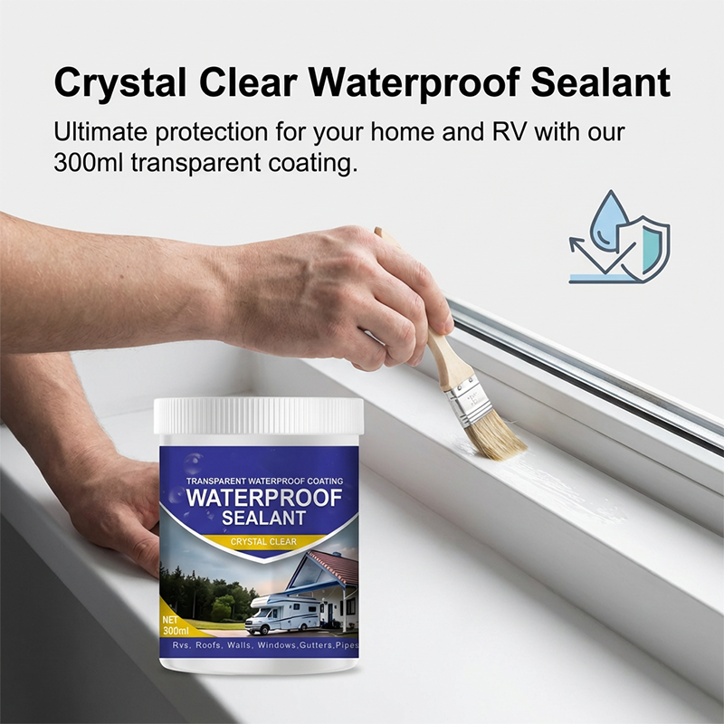 Transparent Waterproof Sealant for All Surfaces