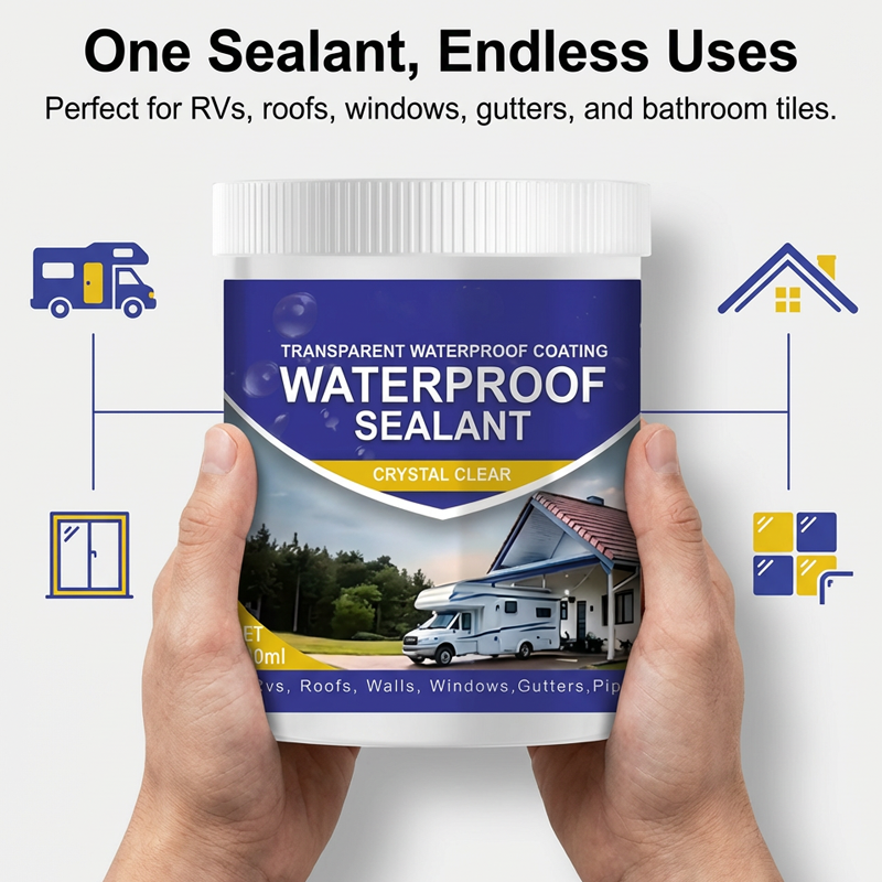 Transparent Waterproof Sealant for All Surfaces