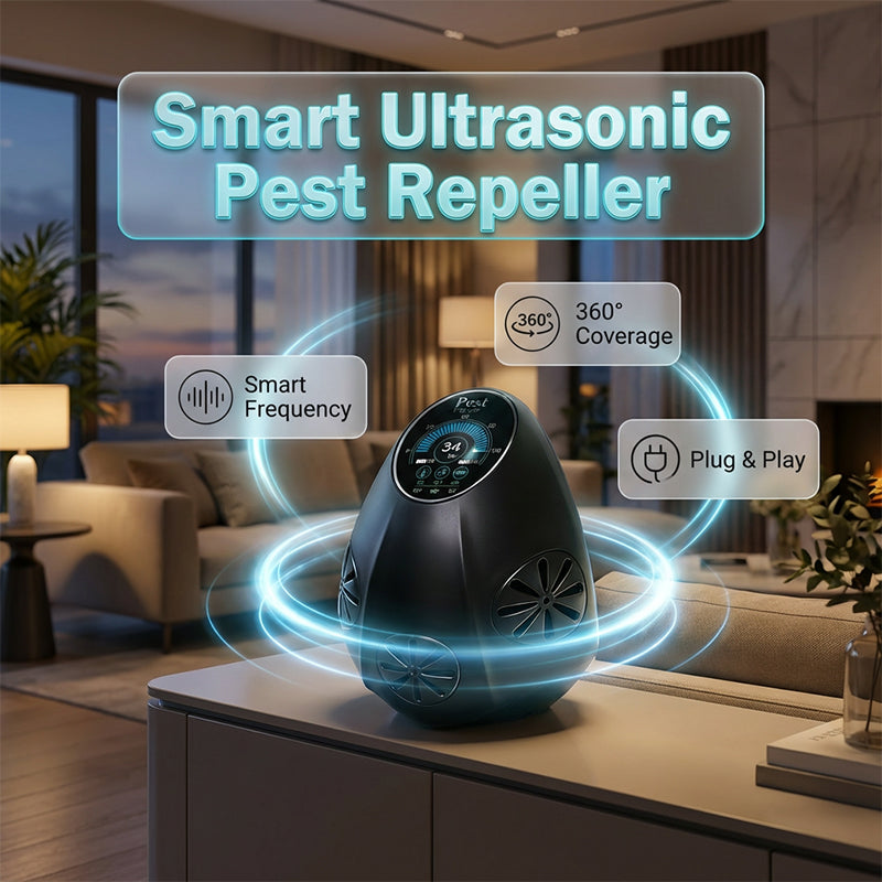 🔊 Ultrasonic Smart Pest Repeller – Plug It In, Pests Check Out! 🚫🐭 *No chemicals, no noise – just a pest‑free home 24/7.* 🛡️✨