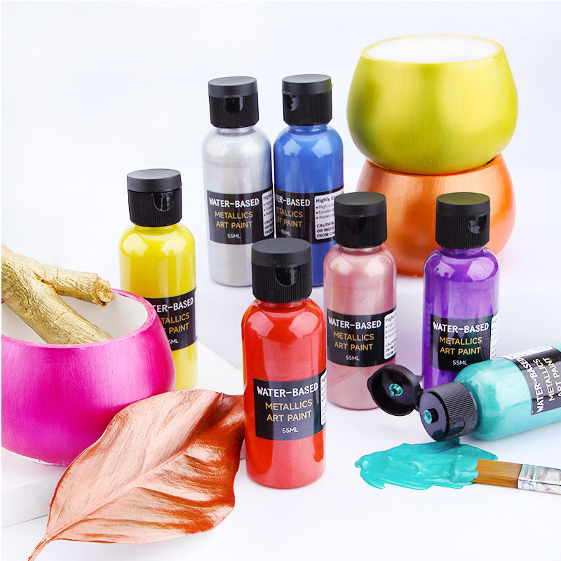 Vibrant Metallic Art Paint - Fast Drying & Rust Prevention