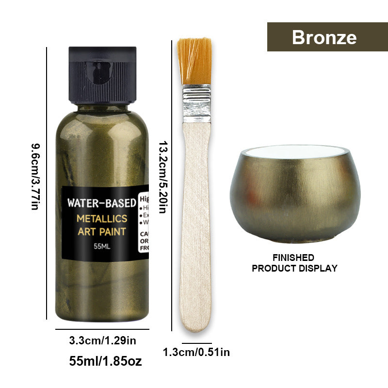 Vibrant Metallic Art Paint - Fast Drying & Rust Prevention