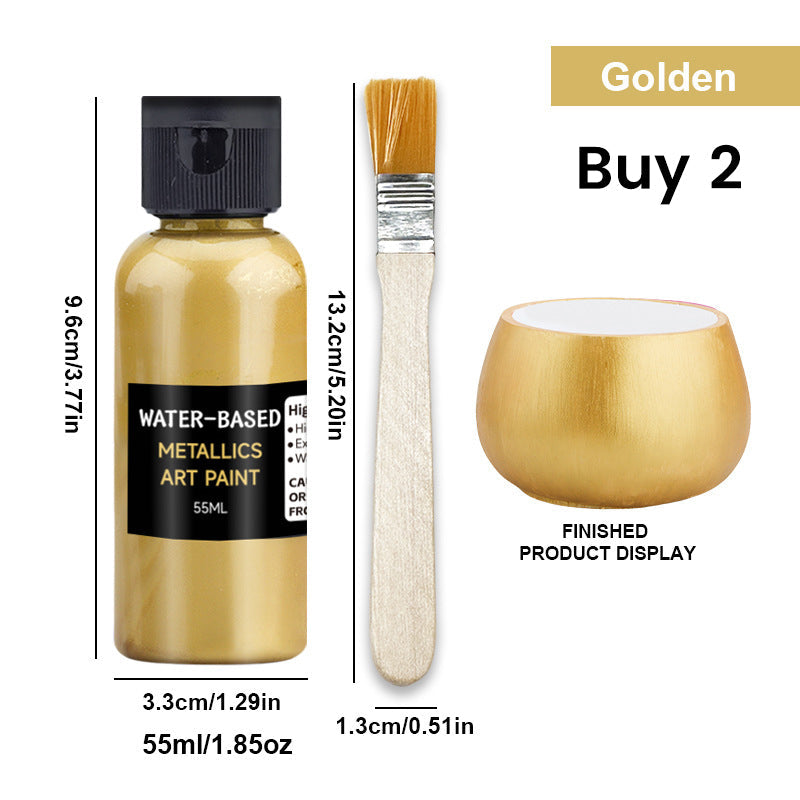 Vibrant Metallic Art Paint - Fast Drying & Rust Prevention