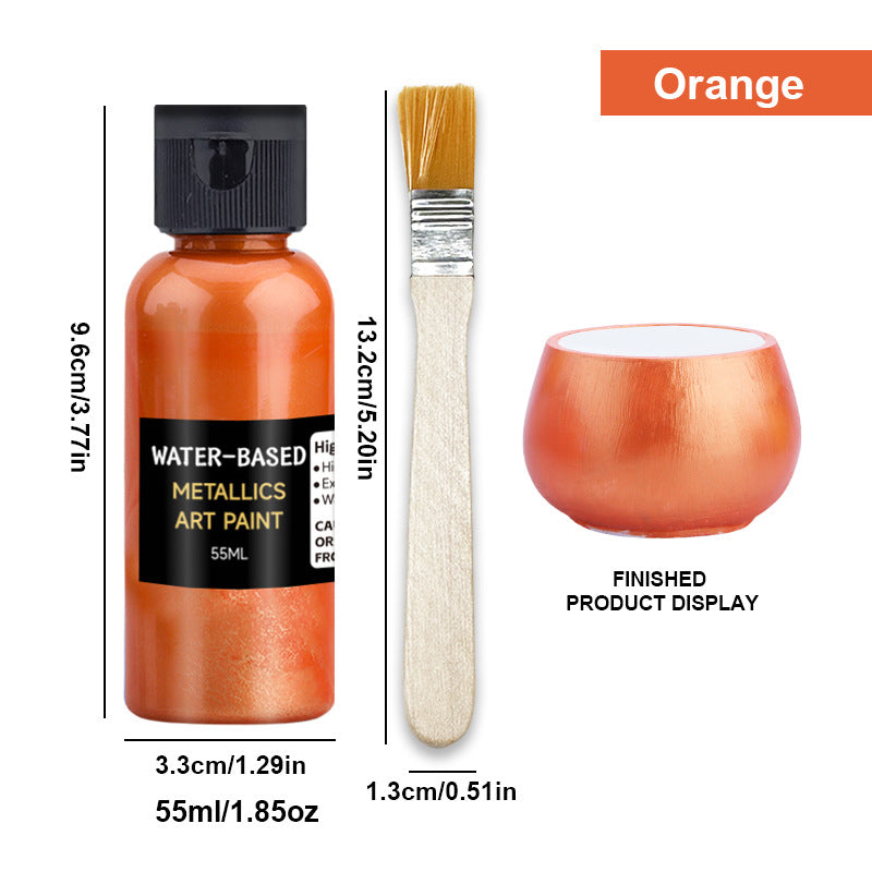Vibrant Metallic Art Paint - Fast Drying & Rust Prevention