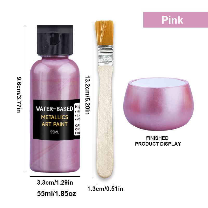 Vibrant Metallic Art Paint - Fast Drying & Rust Prevention