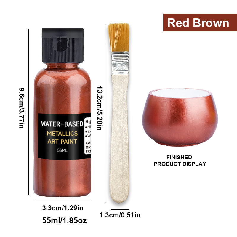 Vibrant Metallic Art Paint - Fast Drying & Rust Prevention