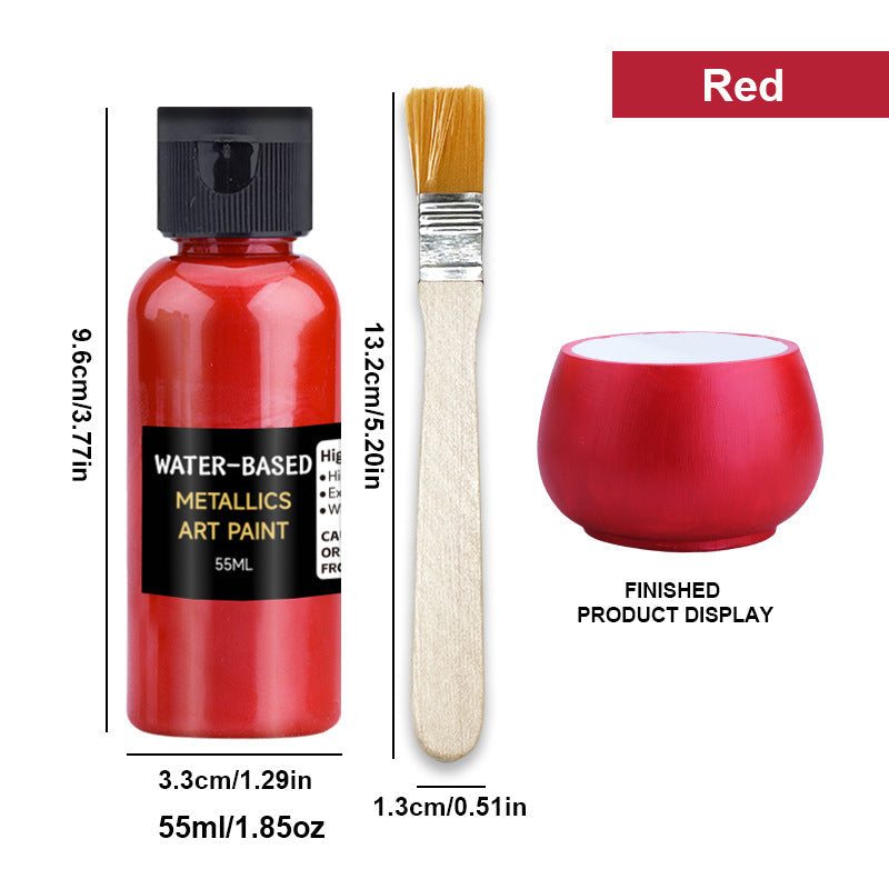 Vibrant Metallic Art Paint - Fast Drying & Rust Prevention
