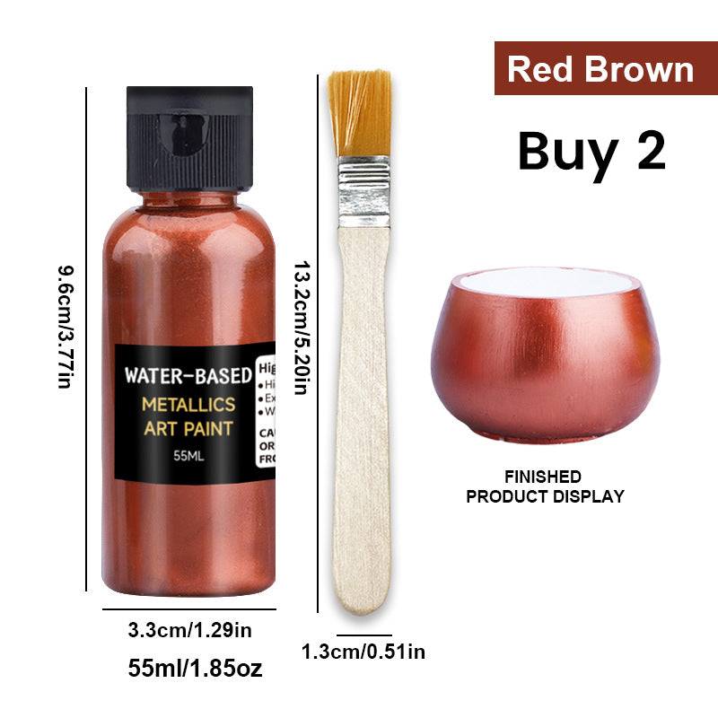 Vibrant Metallic Art Paint - Fast Drying & Rust Prevention