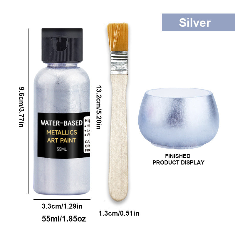 Vibrant Metallic Art Paint - Fast Drying & Rust Prevention