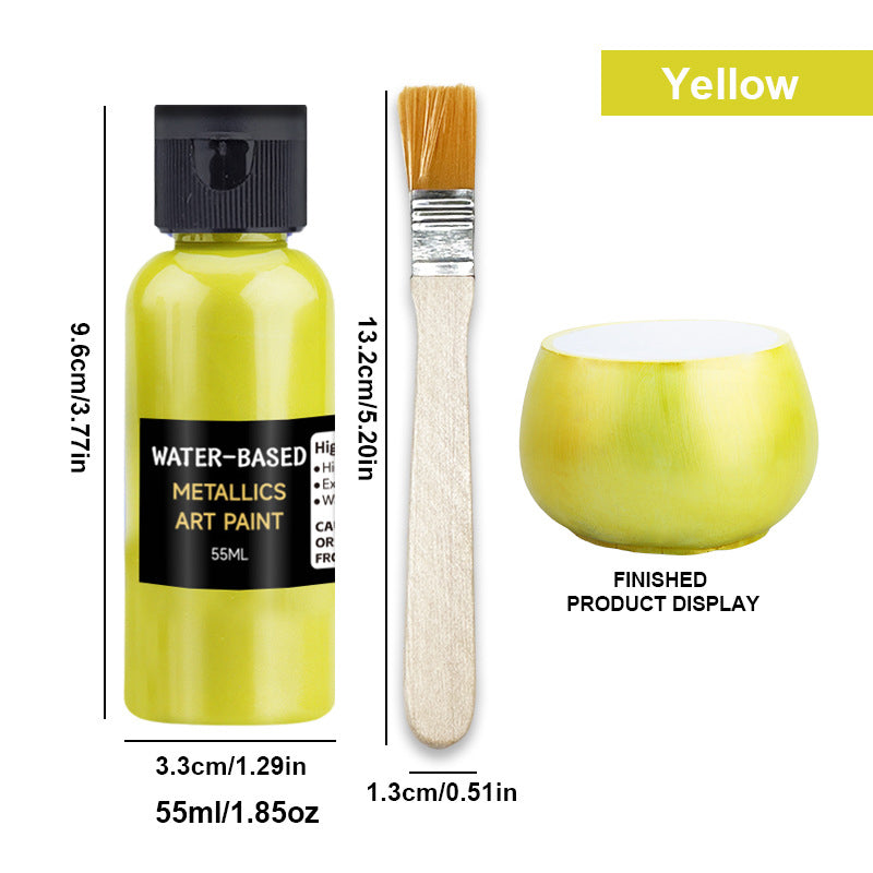 Vibrant Metallic Art Paint - Fast Drying & Rust Prevention