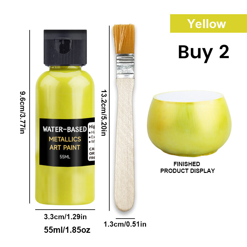 Vibrant Metallic Art Paint - Fast Drying & Rust Prevention