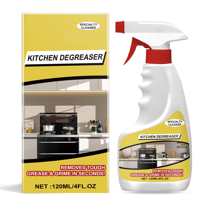 🧼 Powerful Kitchen Degreaser – Spray, Wipe, Shine – No Rinse Needed! 🍳✨ Tough on grease, gentle on surfaces – your kitchen’s new best friend. 💪🧽