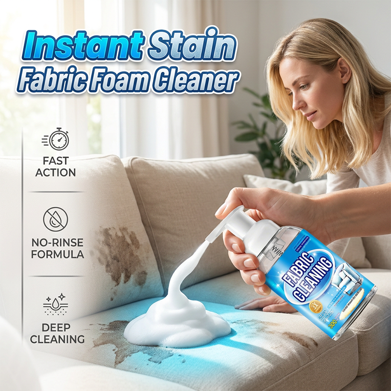No-Rinse Fabric Foam Cleaner