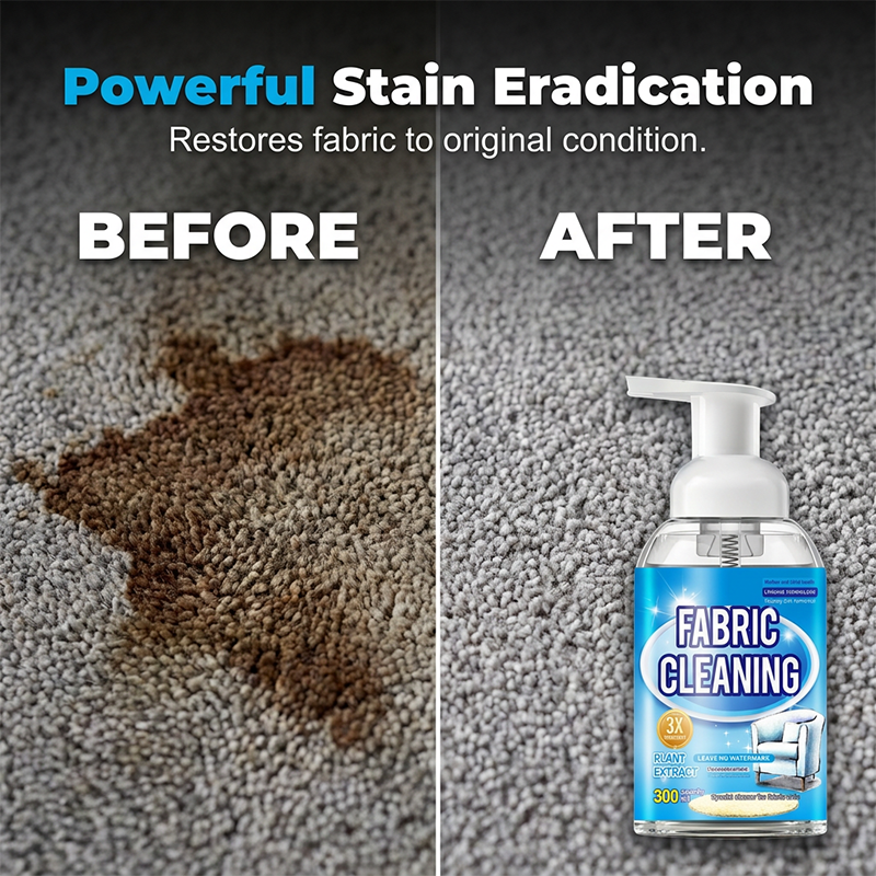 No-Rinse Fabric Foam Cleaner