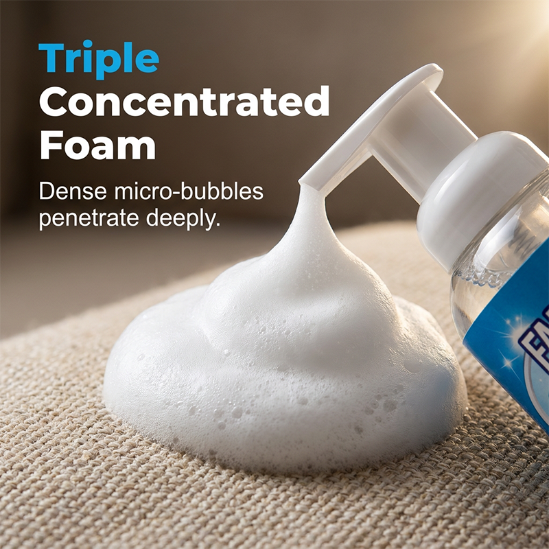 No-Rinse Fabric Foam Cleaner
