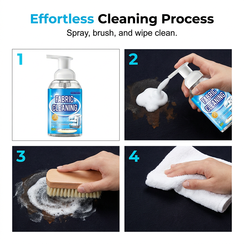 No-Rinse Fabric Foam Cleaner