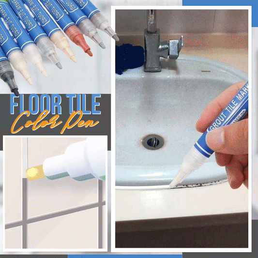 Tile Grout Repair Coloured Pencil