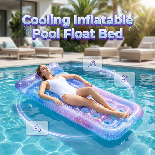 Inflatable Floating Lounge Chair with Holes