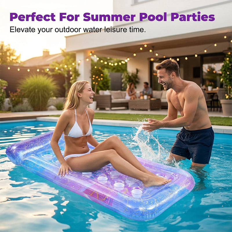 Inflatable Floating Lounge Chair with Holes