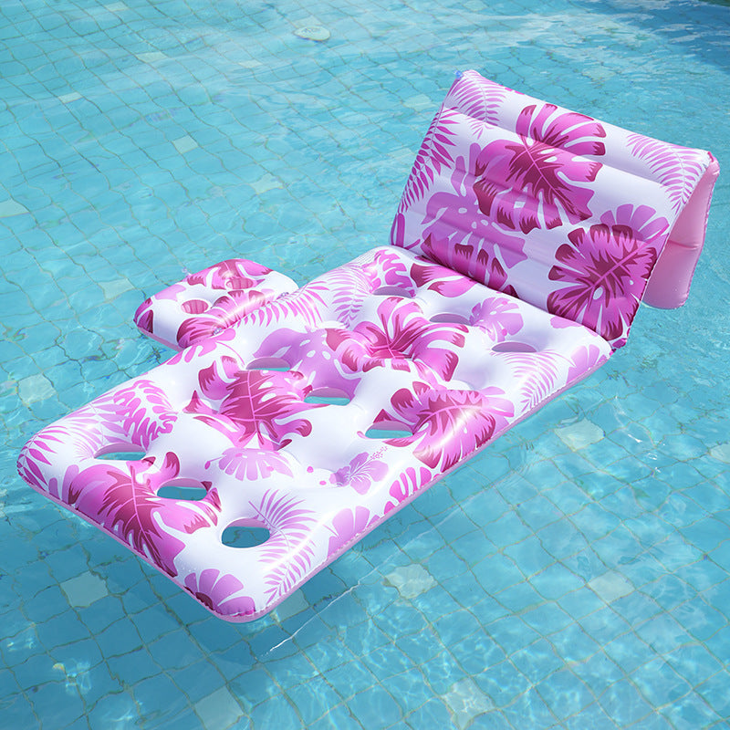 Inflatable Floating Lounge Chair with Holes