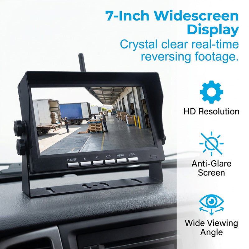 ⏳Time-Limited Special⏰7-Inch Wireless Backup Camera – HD, Stable Signal, Universal ⏪