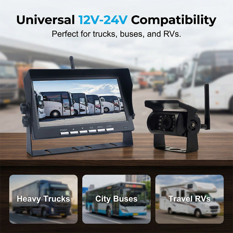 ⏳Time-Limited Special⏰7-Inch Wireless Backup Camera – HD, Stable Signal, Universal ⏪